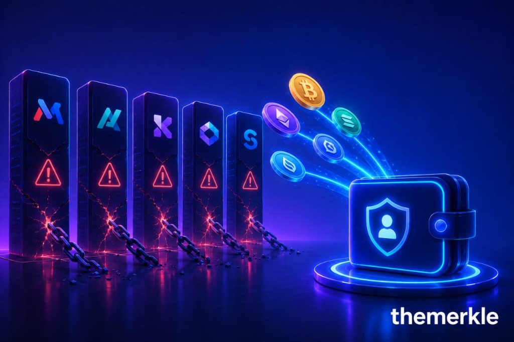 AscendEX, Knaken, and Zondacrypto: Anatomy of 2026’s Quietest (and Most Dangerous) Exchange Collapses The Merkle logo