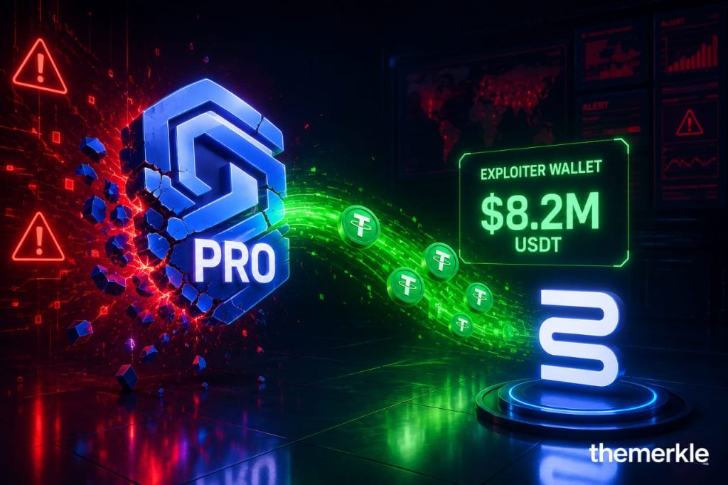 Blockaid Flags $8.2M Exploit On Pro Token – H1 Report Indicates Nobody’s Safe From Attacks The Merkle logo