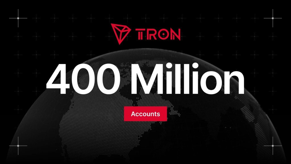 TRON Surpasses 400 Million Accounts as Total Transfer Volume Nears $30 Trillion TRON Surpasses 400 Million Accounts as Total Transfer Volume Nears $30 Trillion