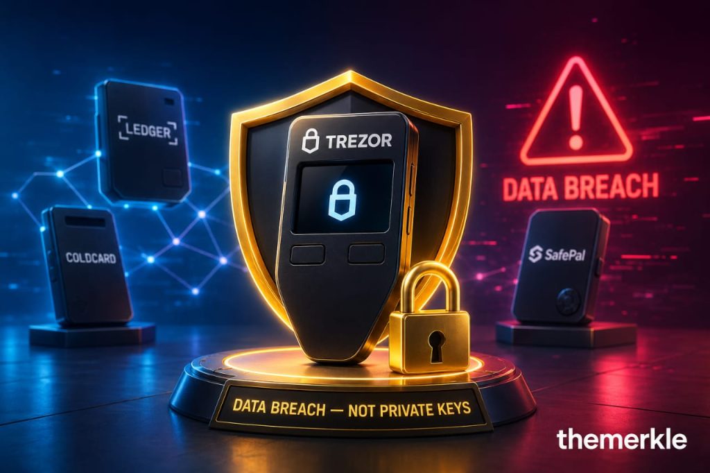 ZachXBT Called Hardware Wallets “Garbage”, Trezor Just Proved He Was Being Too Generous The Merkle logo