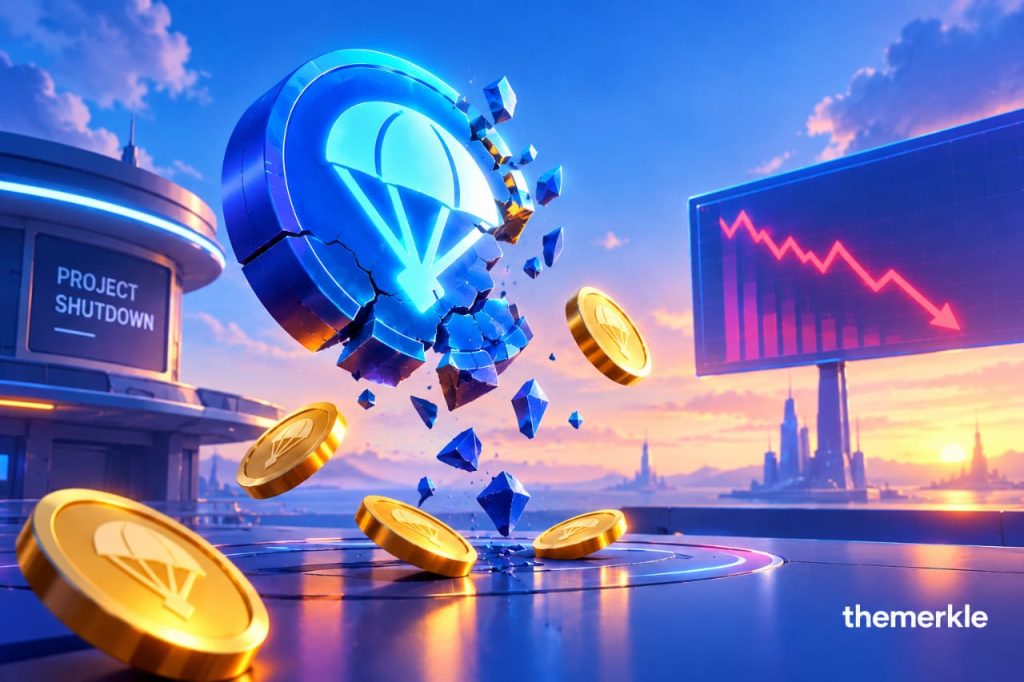 Can a Big Airdrop Kill a Crypto Project? Here’s What 2026 Closures Reveal The Merkle logo